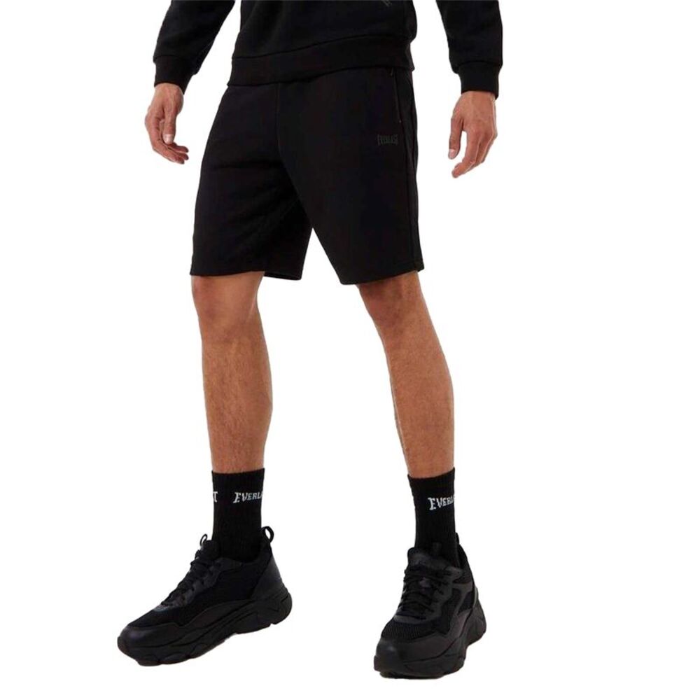 Everlast Mens Slim Jersey Shorts / Black